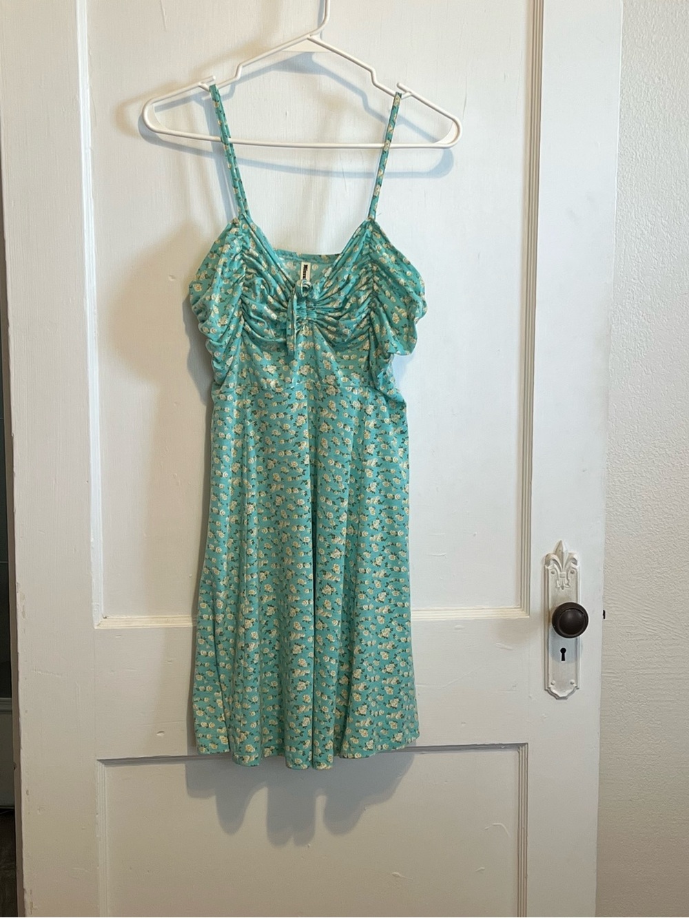 Women’s Floral Slip Dress - Mint Green